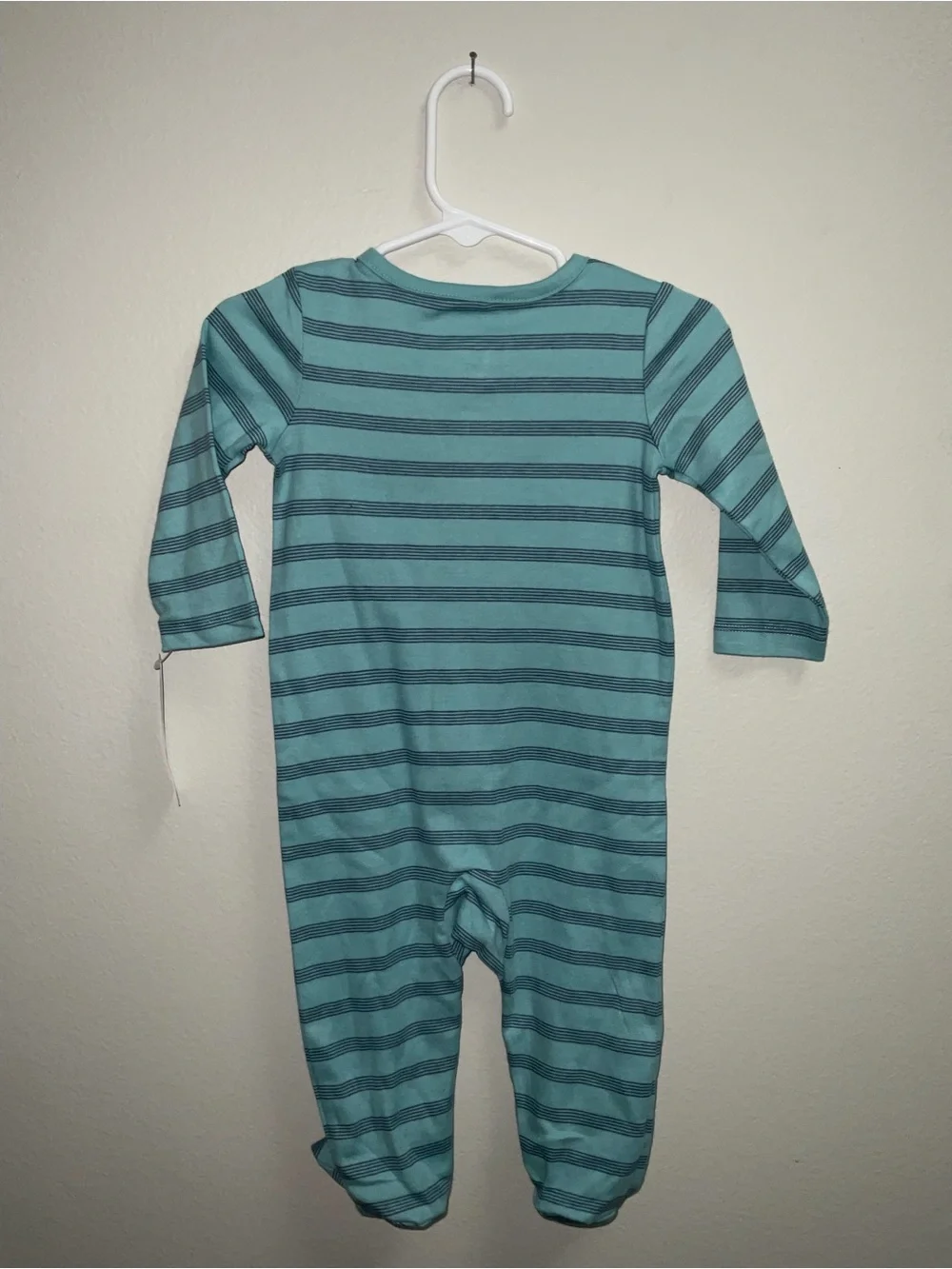 Carter's Teal & Dark Teal Striped 